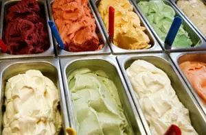 The shop window: the business card of an Artisanal Gelato Shop
