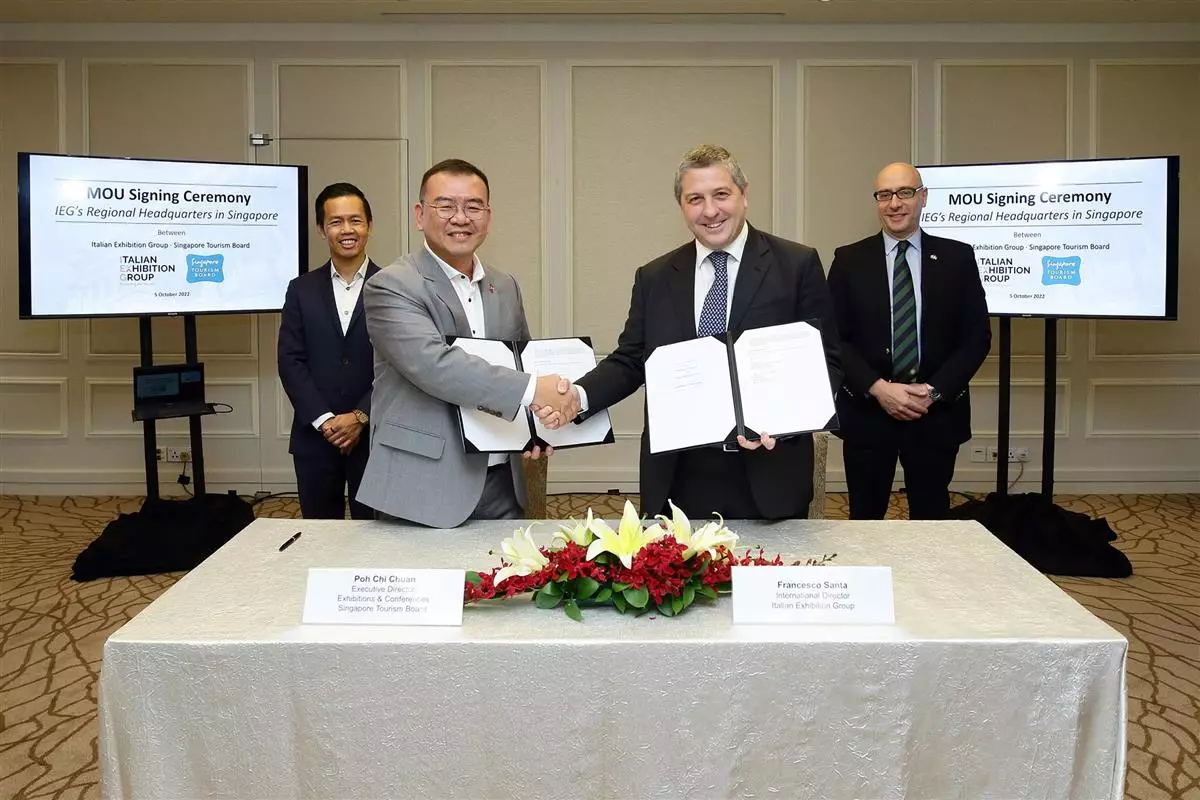 IEG expands into Singapore with STB Partnership and acquisition of two new exhibitions in Jewelry and Food
