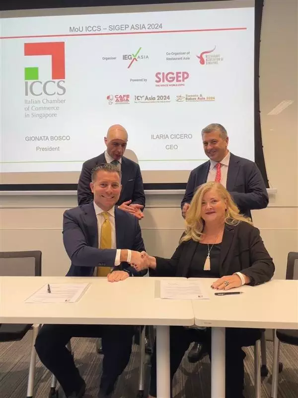 Italian Chamber of Commerce in Singapore and IEG Asia announce strategic partnership for SIGEP Asia and Restaurant Asia 2024